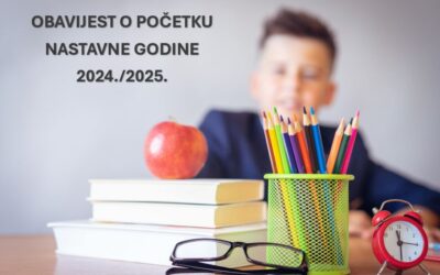 Početak nastavne godine 2024./2025.