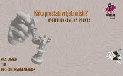 Psihobrbljaonica: Kako prestati vrtjeti misli? Overthinking na pauzi!