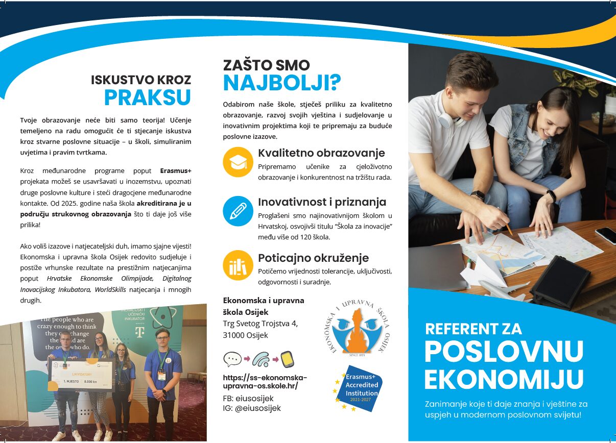 referent za poslovnu ekonomiju