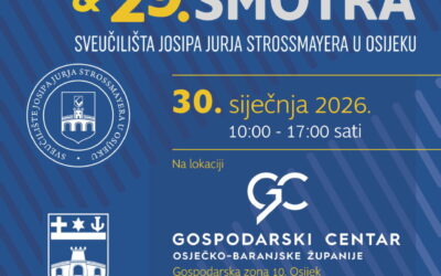 Poziv na Sajam mogućnosti i 29. Smotru Sveučilišta J.J. Strossmayera u Osijeku – informiraj se, odluči i odaberi!